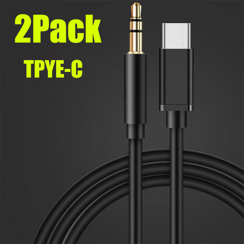 For Samsung Galaxy S26 Ultra USB 3.1 Type C To 3.5mm AUX Audio Car Adapter Cord