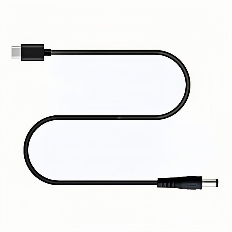 1m USB C to DC 5.5mm x 2.5mm Power Cable, Lightweight & Portable for 12V Devices gallery