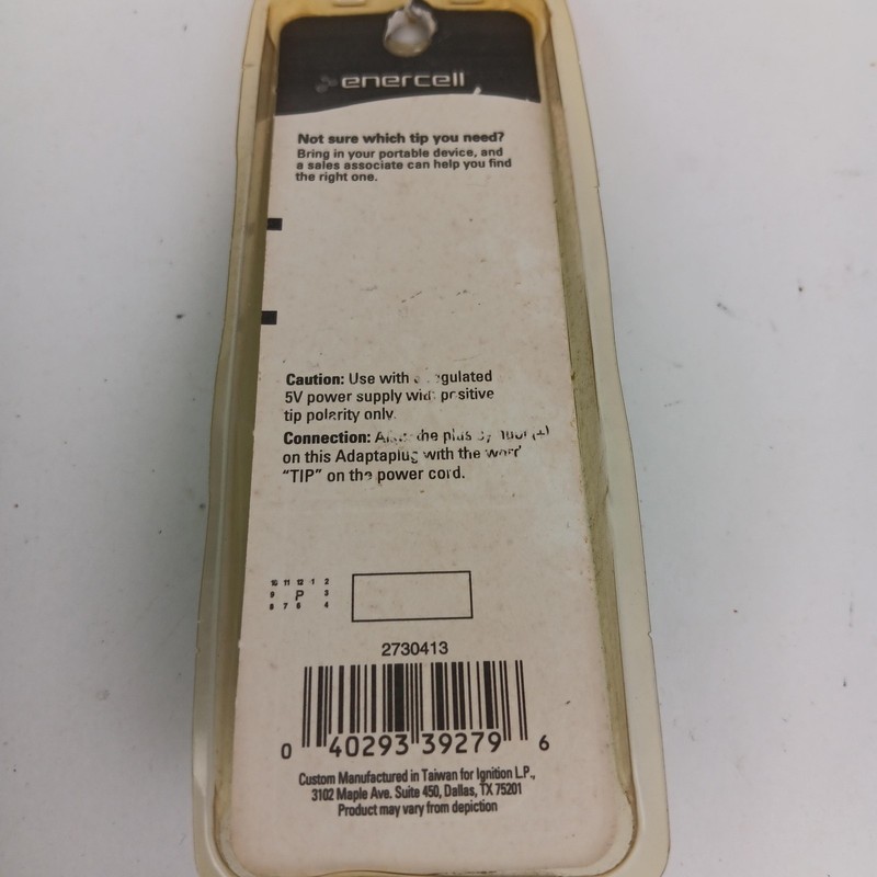 Enercell Adaptaplug Micro USB Adapter Tip 2730413 New Universal Charger Compatib gallery