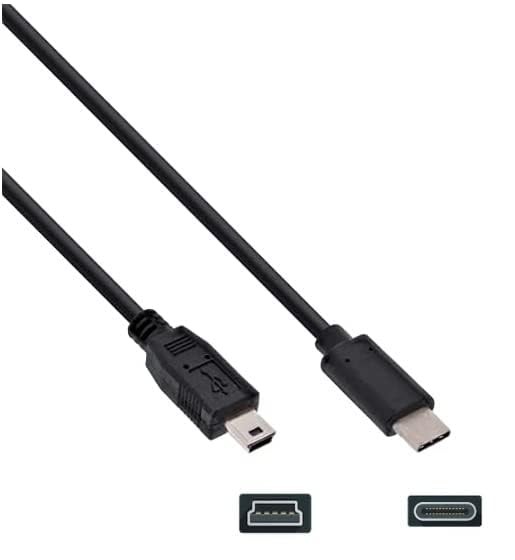 USB C to Mini B 3ft Cable Data Transfer Camera PowerShot EOS Rebel Mac PC gallery