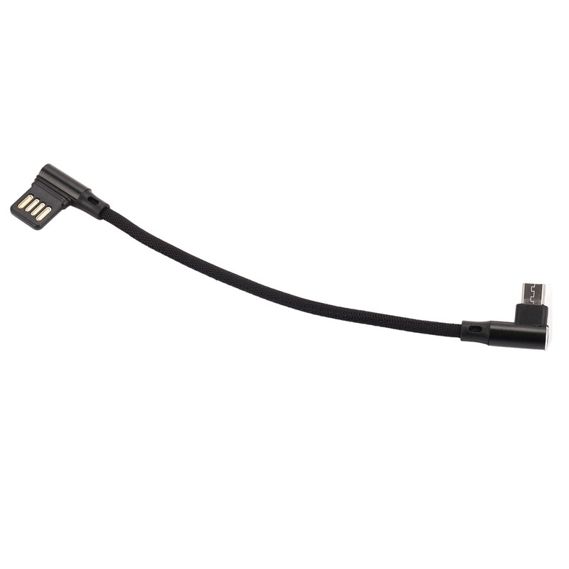 15Cm Micro- Usb 5Pin Right Angle To Left Right Angle 90 Degree Usb 2.0 Dual6525 gallery