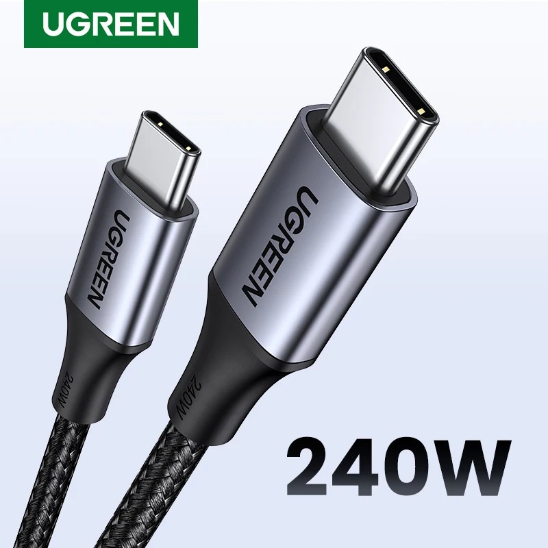 UGREEN 240W USB C 5A Charge Cable for iPhone 17 Samsung S25 MacBook Laptop