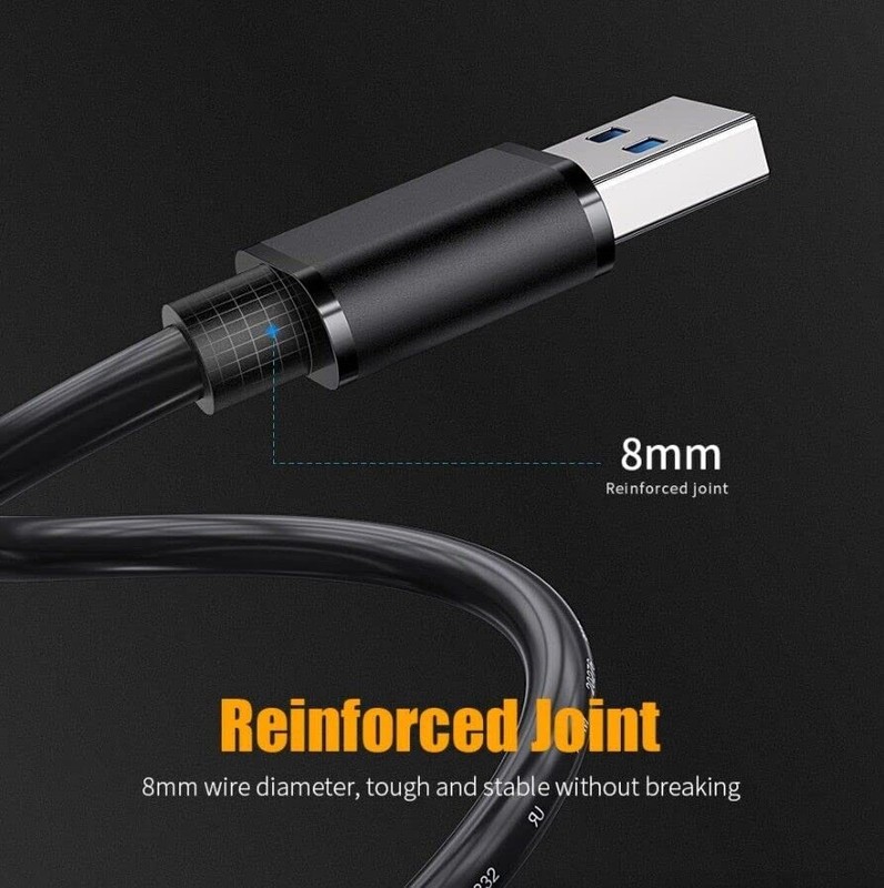 USB 3.0 A Male to A Male Cable Data Transfer Super Speed Power Charger Metal LOT gallery