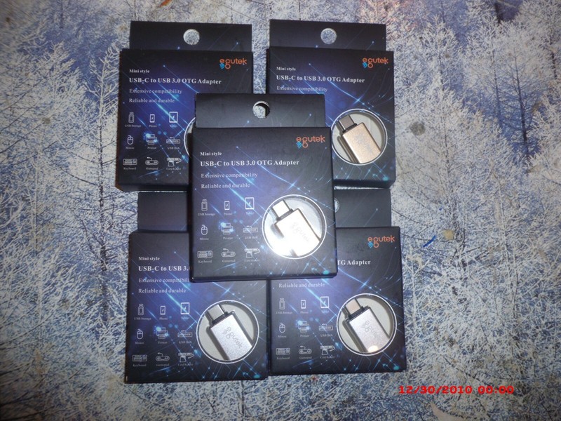 Type-C to USB OTG Data Transfer Connector Adapter For SAMSUNG S8 S9 S10 LOT X 5