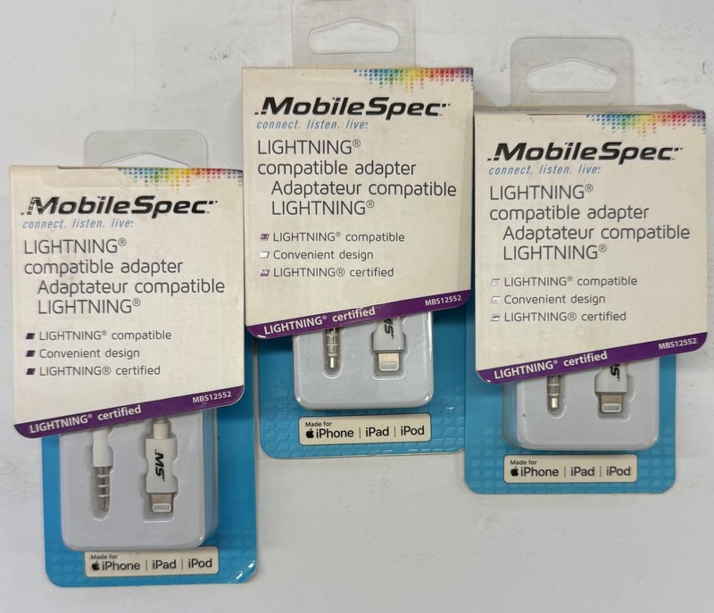 3/$21.99 MobileSpec “APPLE Compatible Adapter” (MBS12552)(080)