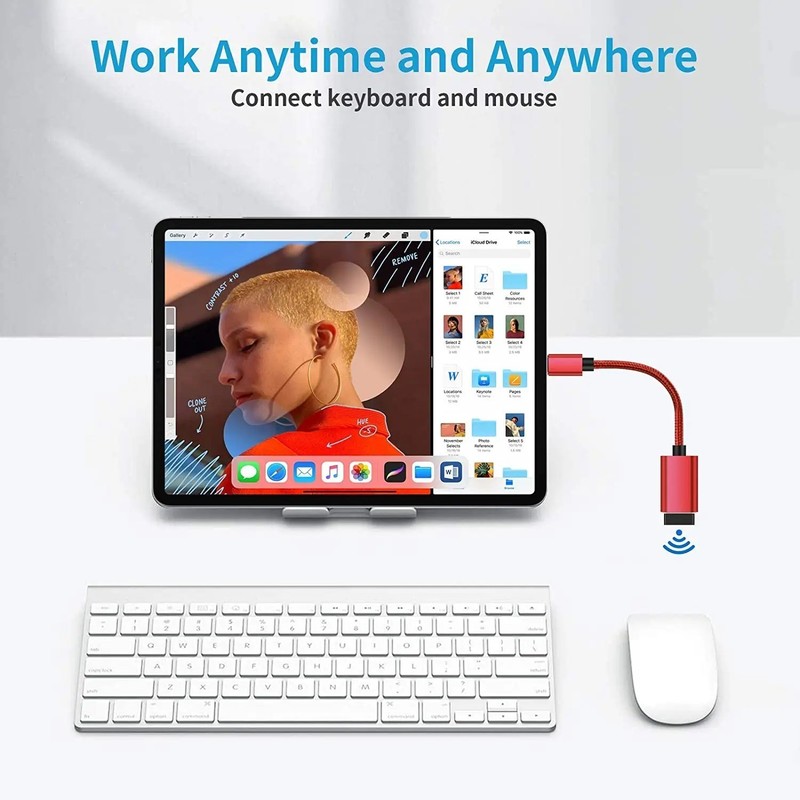 USB-C Type C Male to USB 3.0 Type A Female OTG Adapter Converter Cable Cord gallery