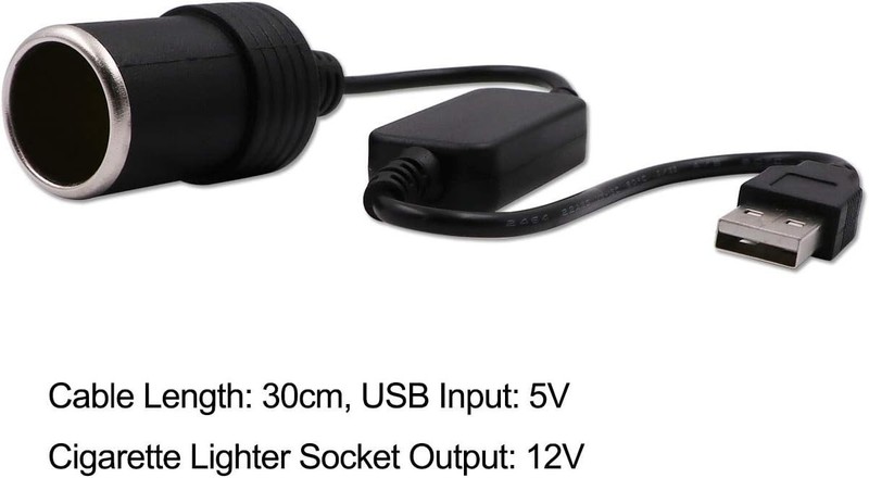 Durable 2-Pack USB to Car Cigarette Lighter Socket Adapters - Travel-Friendly gallery