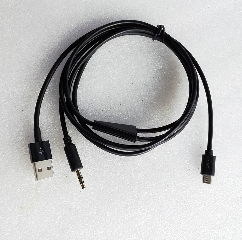 Car AUX Charger Micro 5pin To 3.5mm Stereo Audio USB Cable for Samsung Galaxy S4