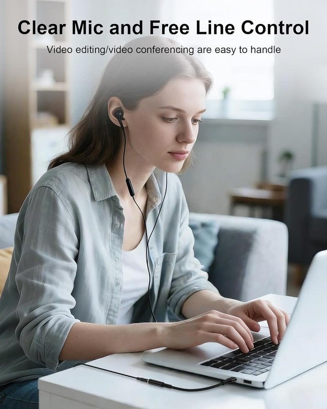 1 USB-C Type C Adapter Port to 3.5MM Aux Audio Jack Earphone Headphone Cable USB gallery