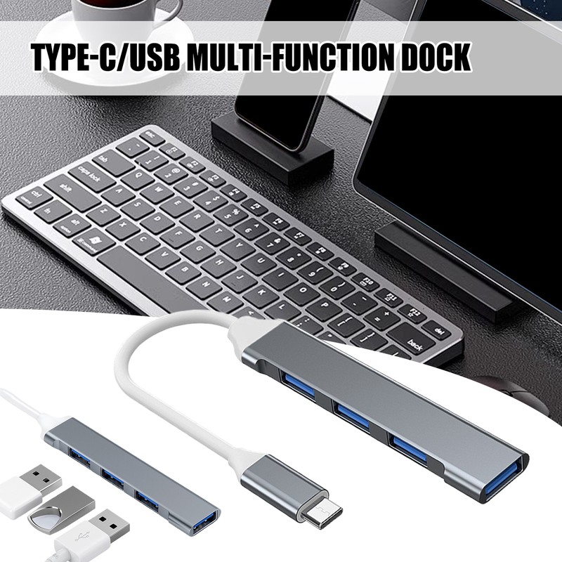 USB 3.0 Hub 4-Port Multipurpose Data Splitter Portable USB Adapter Expander gallery
