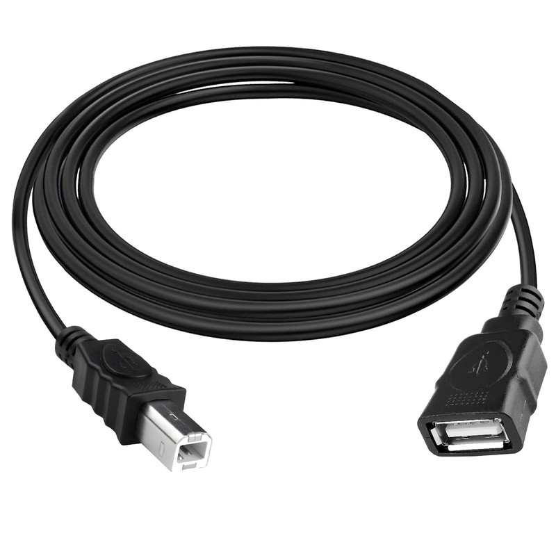 USB 2.0 Printer Cable Adapter 1.8M Type A Female To B Extender Connector gallery