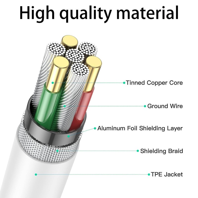 1Ft Short USB a to C Cable for Apple Carplay Cable for Iphone 17/17 Air/16/16E/1 gallery