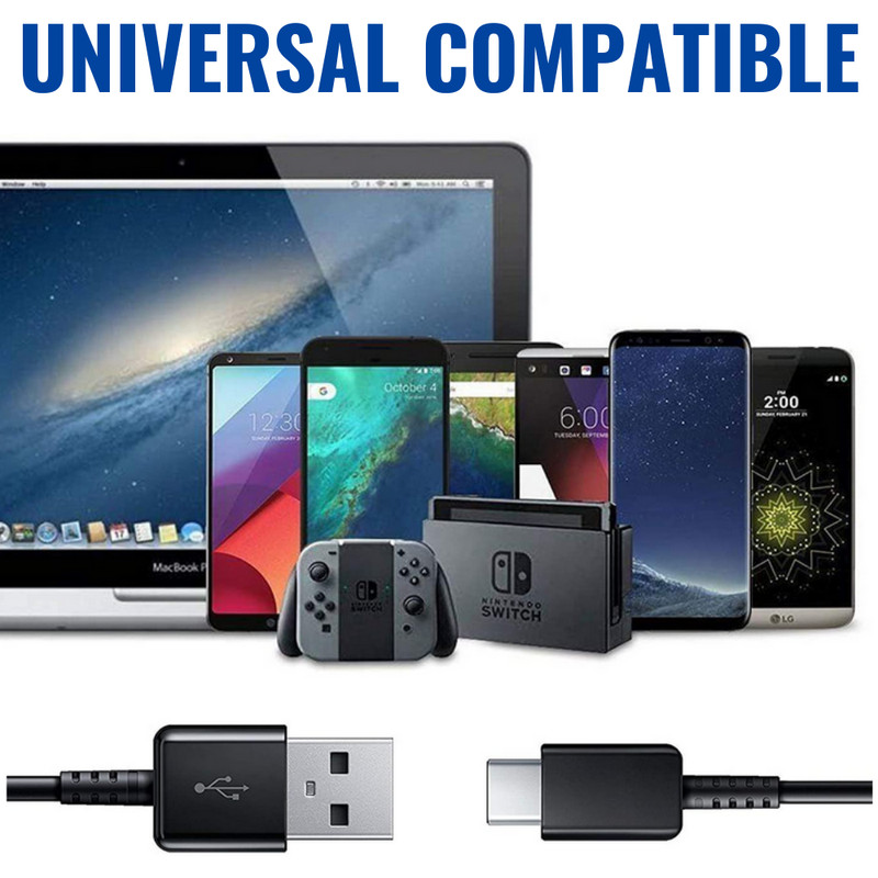 USB-C to Type C Charger Cable 4ft Fast Phone Charging Cord For Samsung/Google/LG gallery
