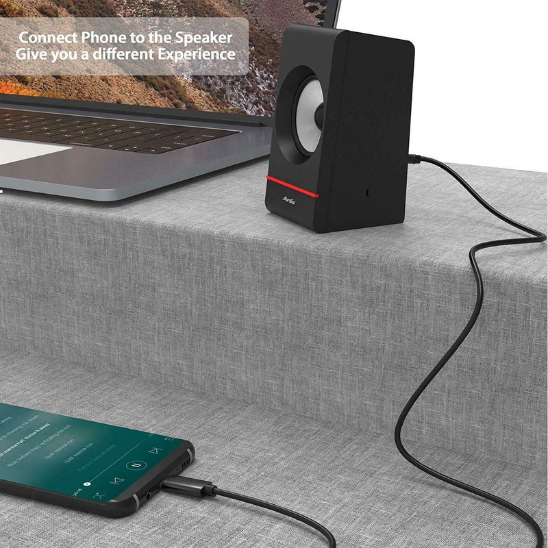 New 3.5mm Aux A Type C Stereo Cable For Galaxy A8 A9 Star Note 9S Light Luxury gallery