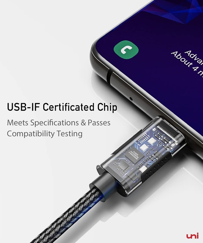 6ft and 10ft Long PD USB-C Cables Fast Charge TYPE-C to TYPE-C for Cell Phones gallery