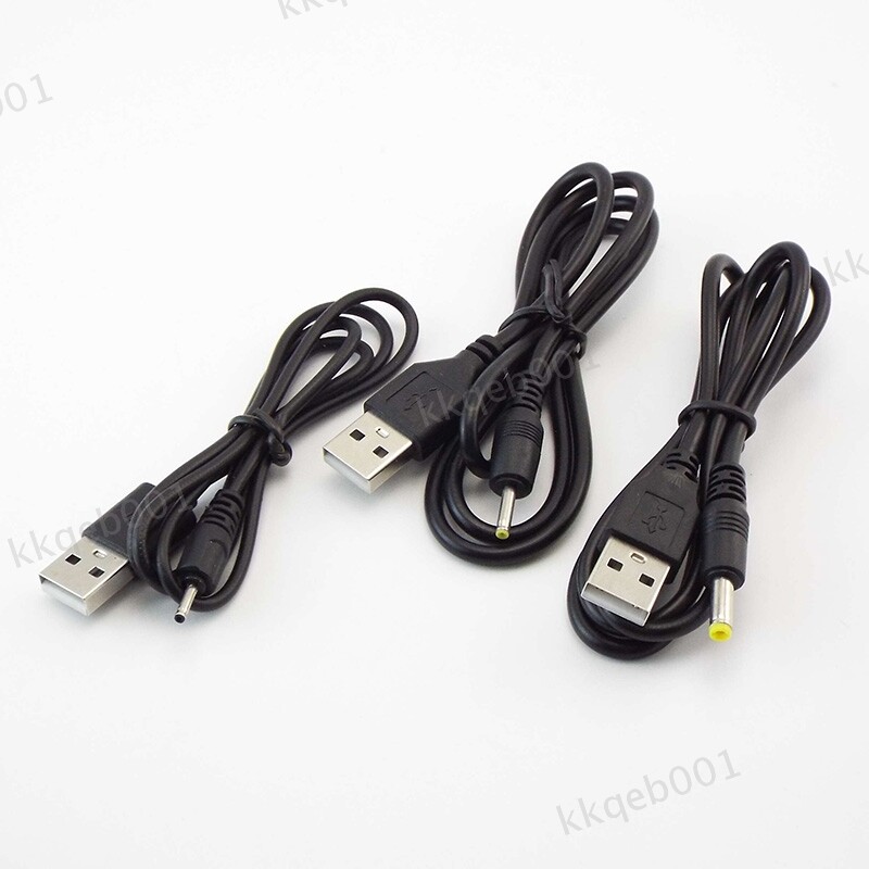 USB type A Male to DC 3.5 1.35 4.0 1.7 5.5 2.1 5.5 2.5mm male plug power cable gallery