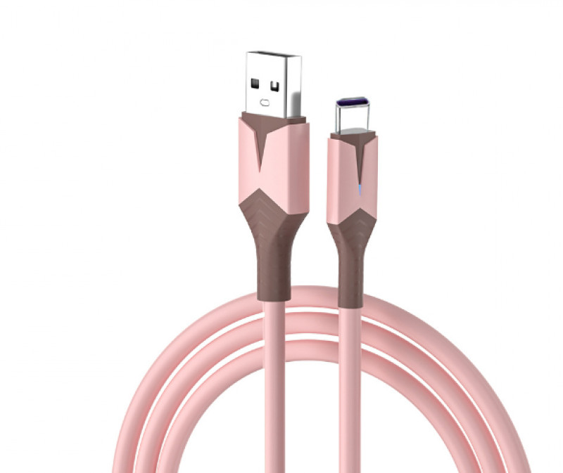 5PCS USB C Cable FAST Charger Charging Type-C Cord with LED Light