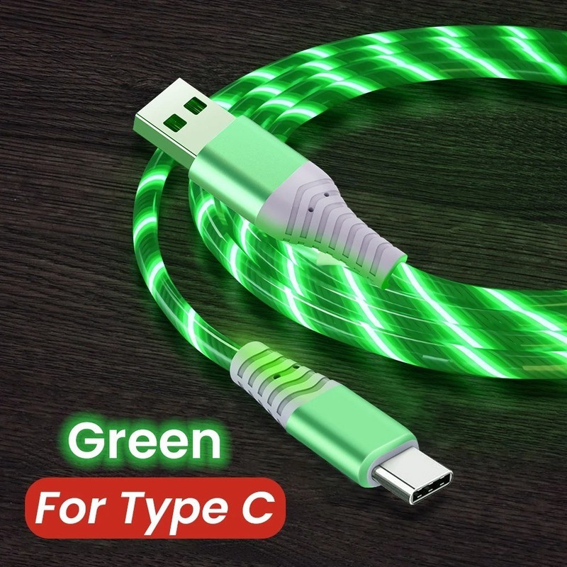 MVQF 5A Fast Charging LED Cable Type C Micro USB Data Cord For Huawei Xiaomi gallery