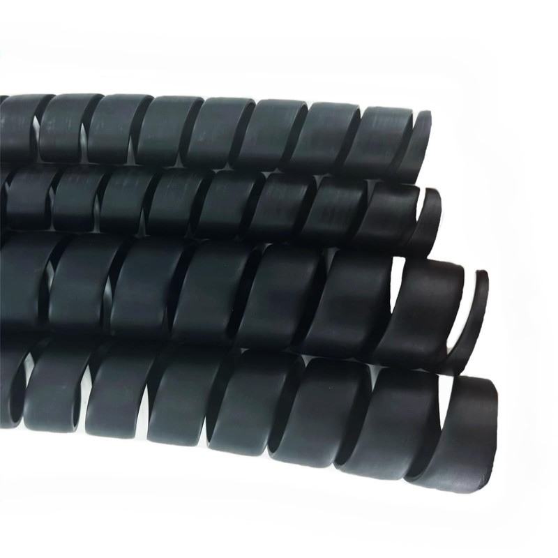 Spiral Cable Wrap Protector 2" OD x 10' Pre-Cut - Durable Hose Shield for Hydrau gallery