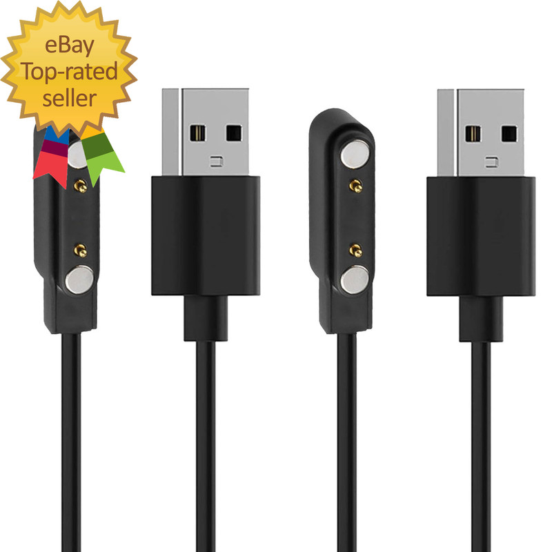 2-Pack for Raycon Bone Conduction Headphones Charger Magnetic USB Charging Cable