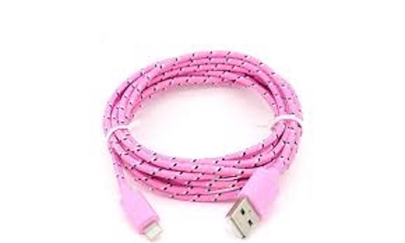Woven Fabric Braided USB Data Sync Cable charger FOR iphone X 8 7 6 5S FOR nano gallery