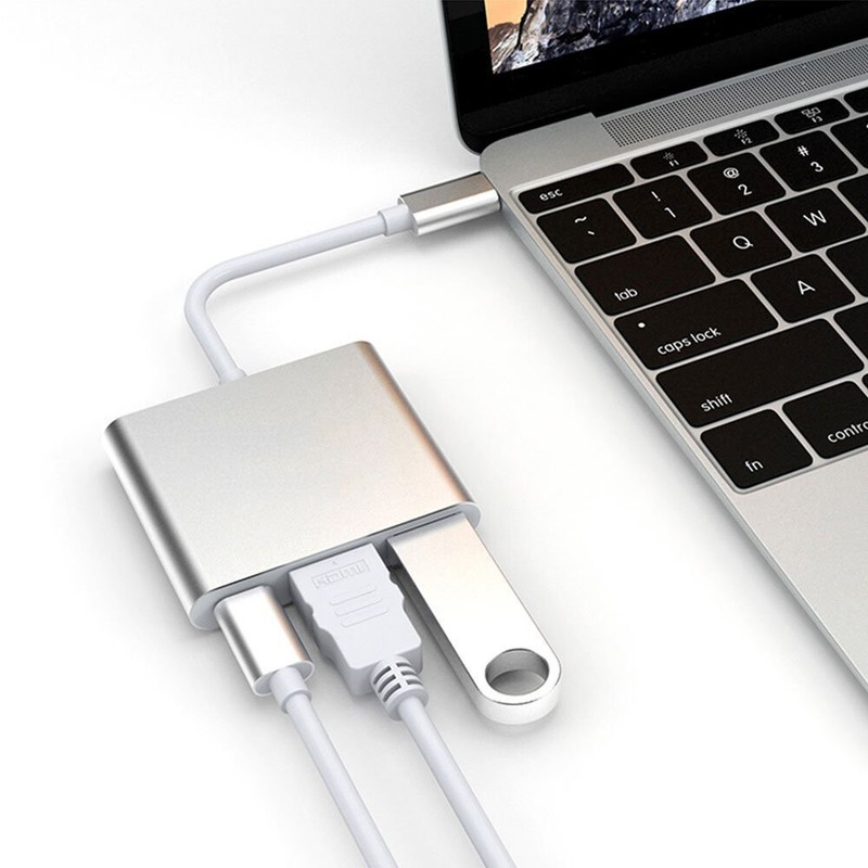 USB-C Type C HDMI HDTV TV Cable Adapter for Apple iPhone 16e/16 Plus/16 Pro Max gallery