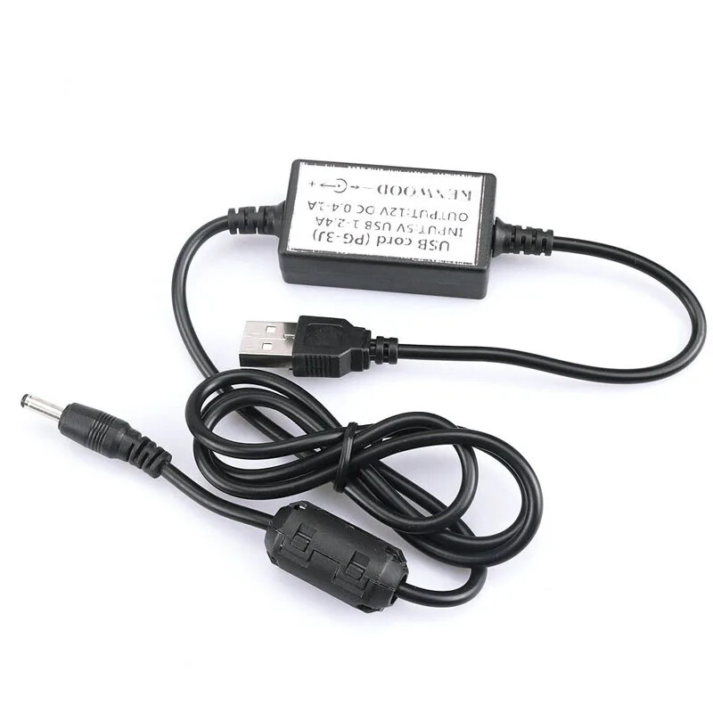 USB PG3J Charge Cable Battery Charging Cord for Kenwood TH-F6/F6A /F7/F7A/D7/K4 gallery
