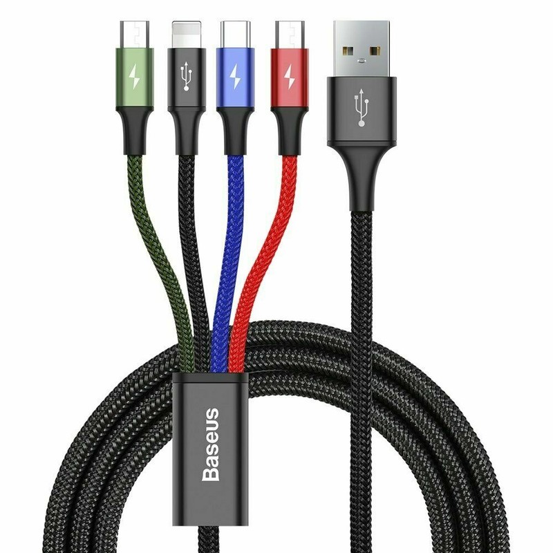 4in1 Cable (Type C , Micro-Usb, 2 X Lighting) Universal for All Smartphones gallery