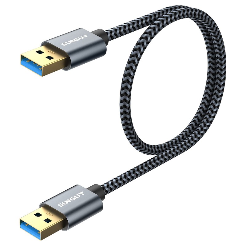 USB 3.0 Type A Male to Male Cable 1.5 FT 5Gbps High Speed Cord