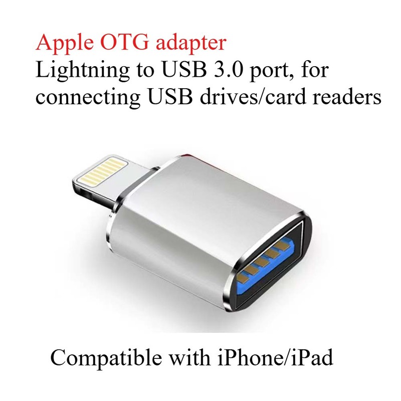 To USB 3.0 OTG Adapter for iPhone iPad Camera Card Reader Flash Drive gallery