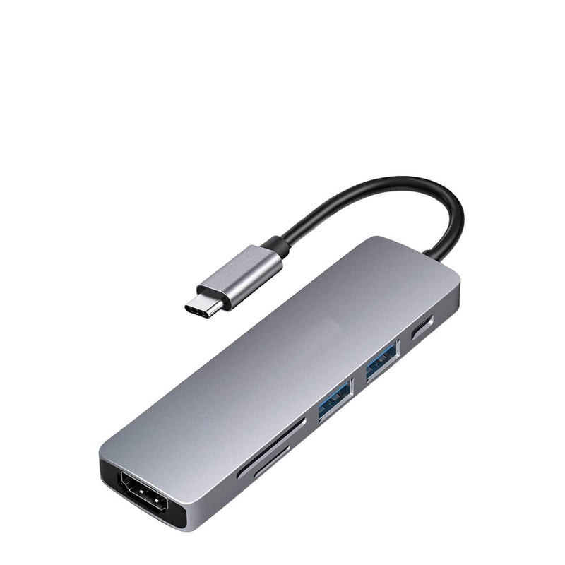 7-in-1 USB-C to 4K HDTV Adapter PD Port HDTV Adapter Charger for SmartPhones