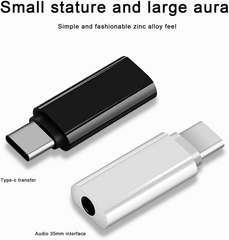 3PCS USB-C Type C Adapter Port to 3.5MM Aux Audio Jack Earphone Headphone Car gallery