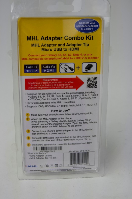 Cirago MHL Adapter Combo Kit Micro USB to HDMI 1080P - New Galaxy S3 S4 S5 Note gallery