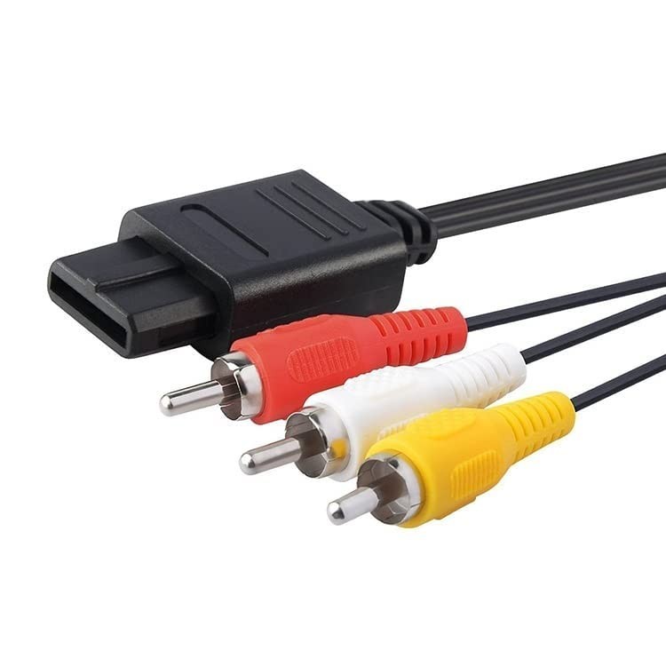 High Speed 1.8M USB Male to RCA Male AV Cable for Retro Consoles gallery