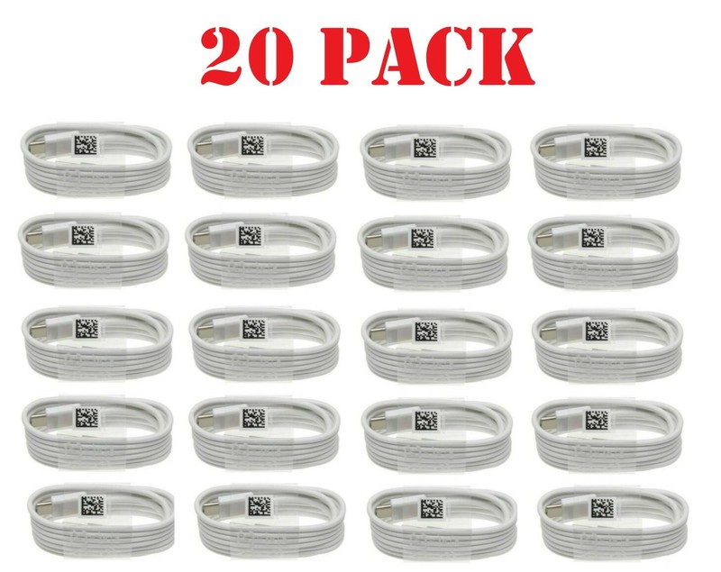 20 PACK USB-C Type C Cable Fast Charging Cord For Samsung Galaxy Note 8 9 S9 S8
