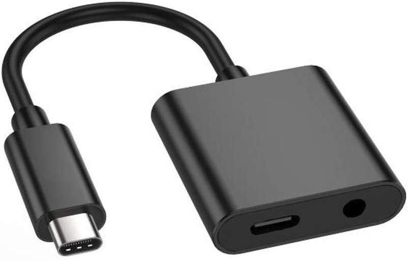 USB-C Headphone Adapter Earphone 3.5mm Jack Charger Port for Cell Phones