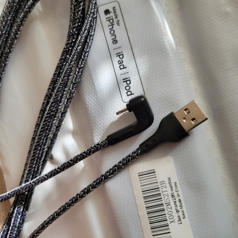 6 Pack USB Cord iPhone models 6-13, iPads Fast Charger Cable NEW FREE SHIPPING