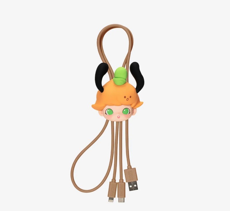 POP MART DIMOO WORLD DISNEY Series-2 in 1 Charging Cable. Goofy Prank. US Seller