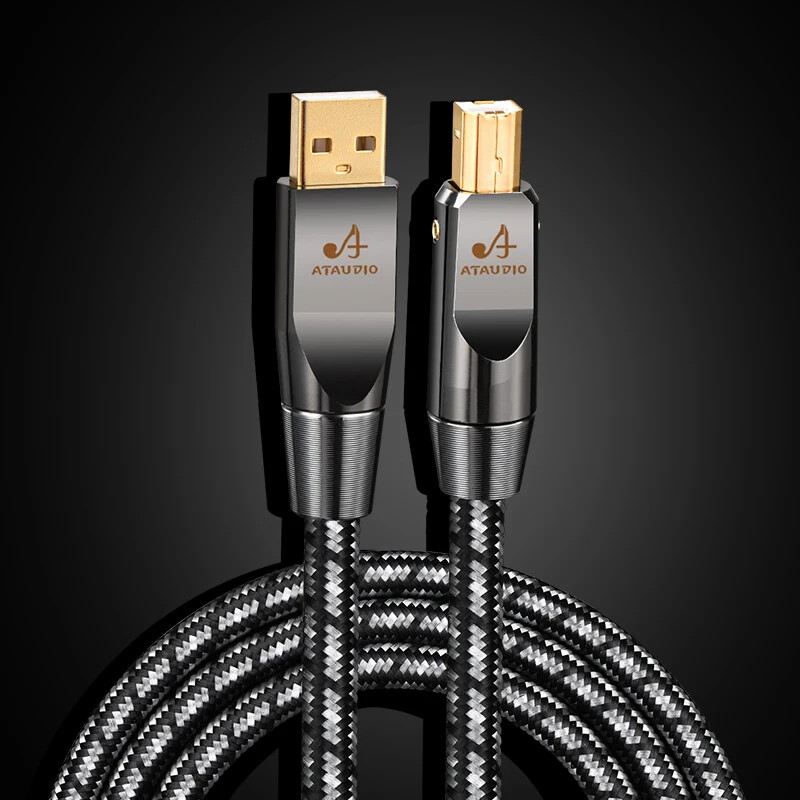 For Amplifier DAC Hi-end 7N OCC USB A-B A-C B-C C-C Jack Connector Audio Cable gallery