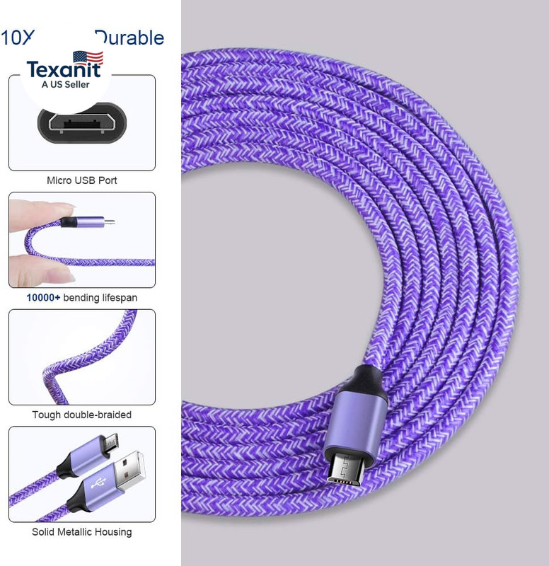 18W QC3.0 18W Android Charger Adapter Fast Micro USB Cable Charger Cord Compatib gallery