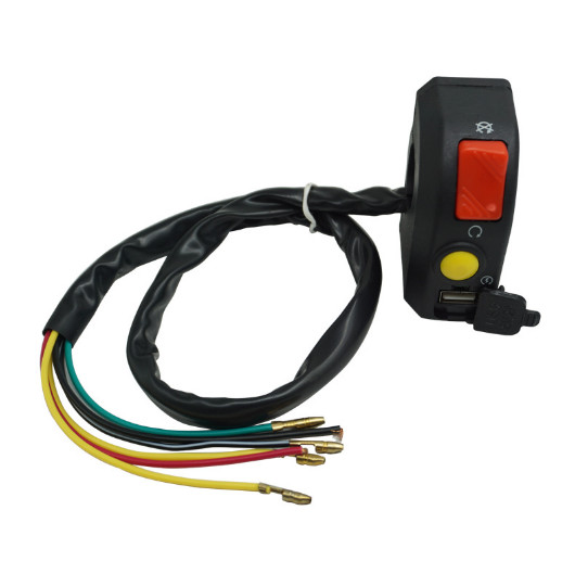 12V Motorcycle Switch 22mm 7/8″ Handlebar Starter Start & Stop ATV Switch Button