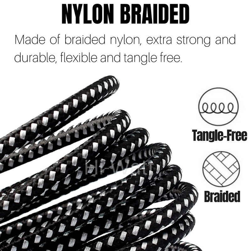 Micro USB to USB A Cable Android Charger Braided Cord For Samsung Google LG LOT gallery