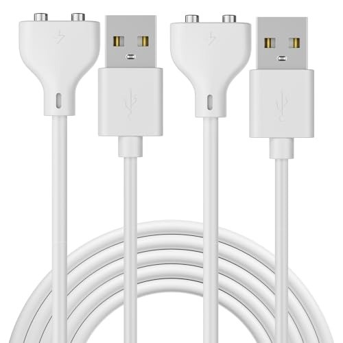 High-Quality 2.6Ft Magnetic USB Charger Cables – Ideal for Toys & Massagers