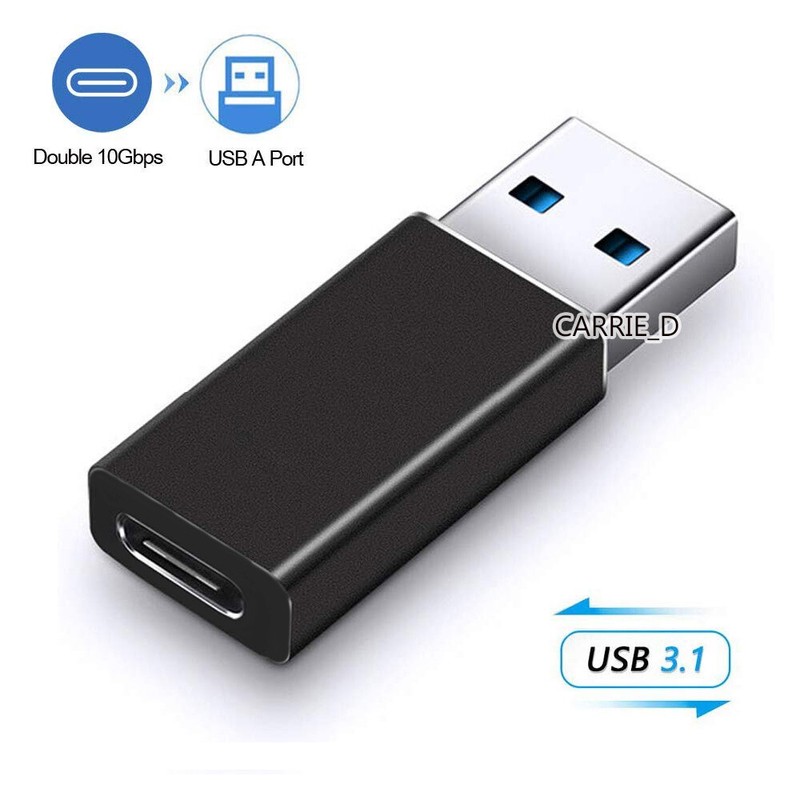 USB 3.1 Type C Female to USB 3.0 Type A Male Adapter Converter Cable Connector