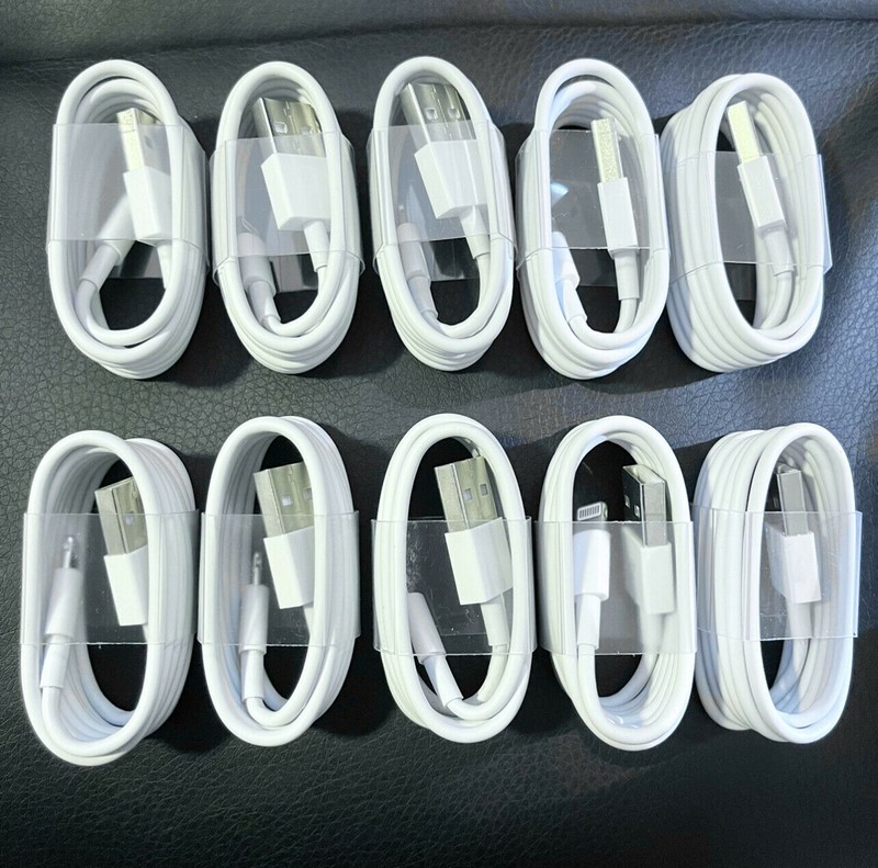 100 pack Compatible With iPhone 7/8/10/11/12/13/14 USB Charger Cable Cord gallery