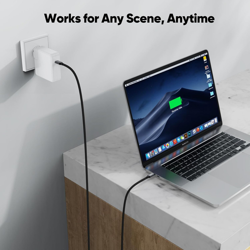 15 Ft USB C Cable Fast Charging 100W, Extra Long USBC to Type-C Charger Cord USB gallery