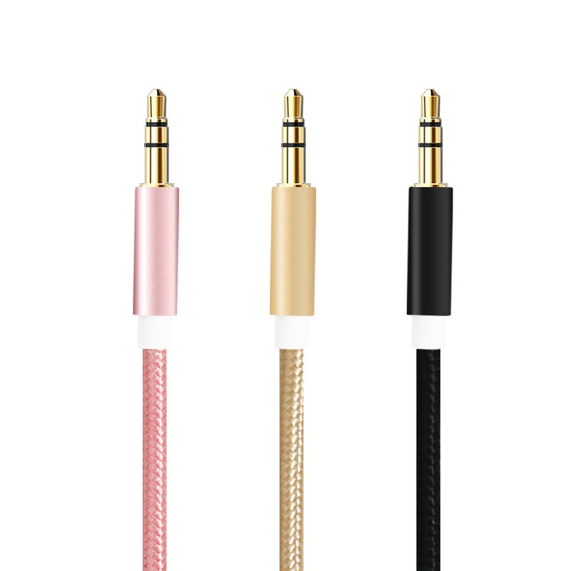 AUX Cable Male to Male 3.5mm Jack 1m Audio cable Auxillary Cord For Car Stereo