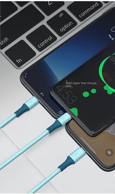 3 in 1 Fast Charging Cable Cell Phone Charger Cord For iPhone Type C Micro USB gallery
