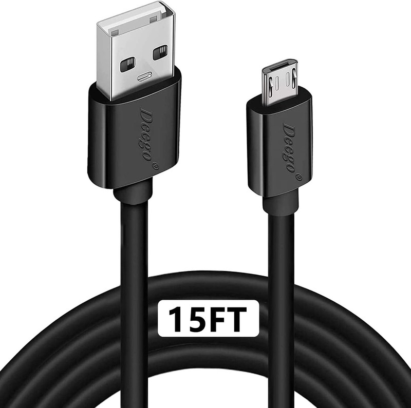 Micro USB Cable,15Ft Extra Long PS4 Controller Charger Cable,Durable Android ... gallery