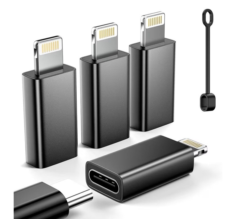 MFi Certified USB C~Light Adapter 4pcs 27W Fast Charging/Data Sync Light~USB